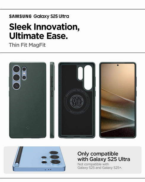 Spigen Galaxy S25 Ultra 保護殼 Thin Fit MagFit